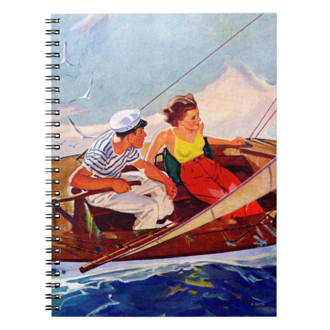 Carnet Couple Sailing par R.J. Cavaliere (Devant)