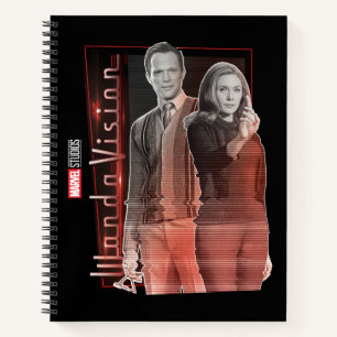 Carnet Couple Wanda et vision rétro