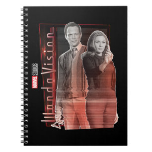 Carnet Couple Wanda et vision rétro