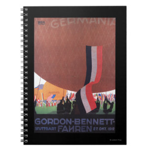 Carnet Course de montgolfière de Gordon Bennett