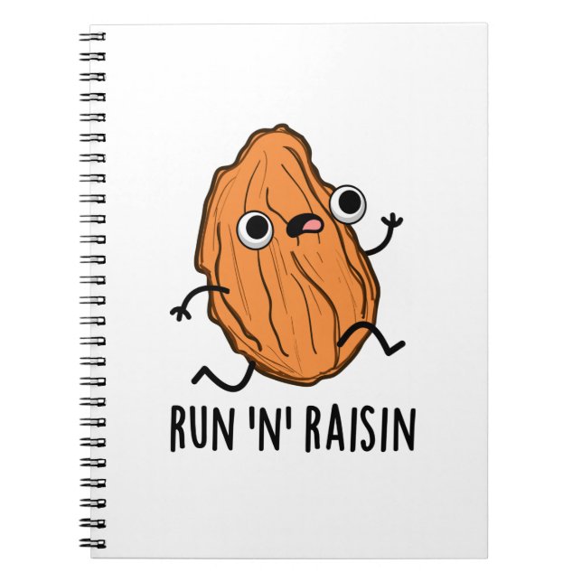 Carnet Course de raisin Jeu de mots drôle sur la nourritu (Devant)