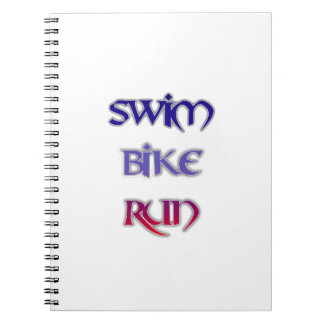 Carnet Course de vélo de bain de triathlon