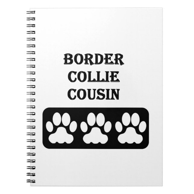 Carnet Cousin Border Collie (Devant)