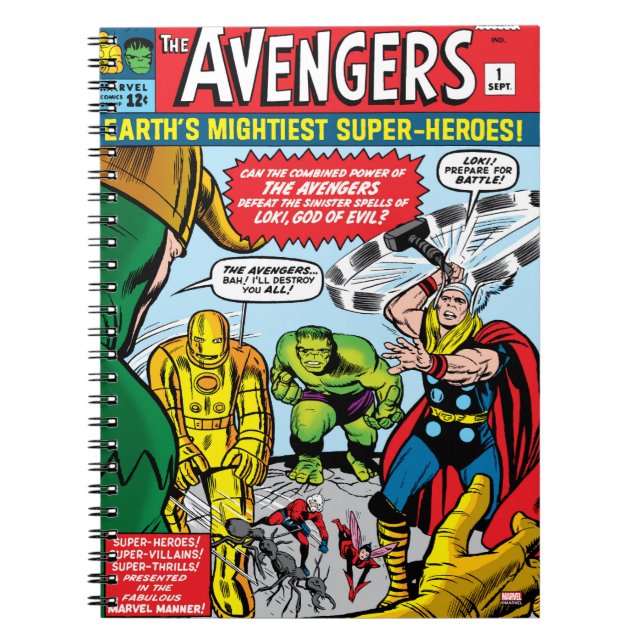 Carnet Couverture comique des Avengers #1 (Devant)