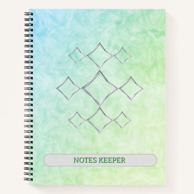 Carnet Couverture de garde de notes avec fond de texture  (Devant)