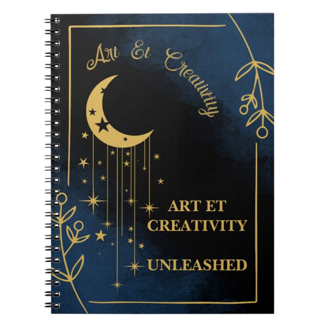 Carnet Couverture de la "créativité spirale céleste" (Devant)