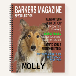 Carnet Couverture du magazine Collie Parody