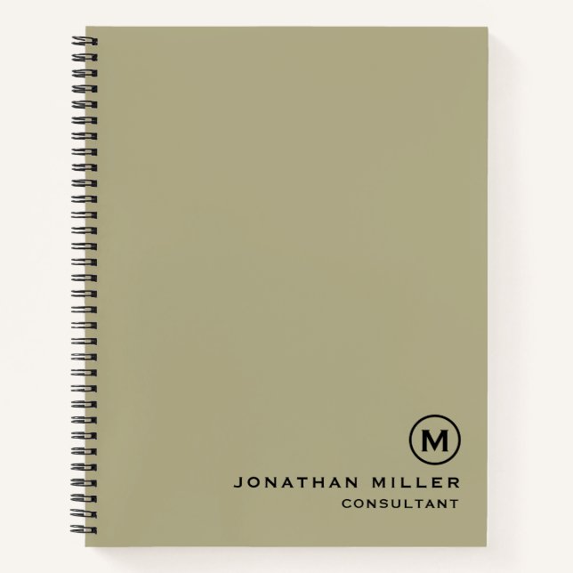 Carnet Couverture rigide de grande dimension personnalisé (Devant)