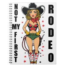 Cowgirl Pin-Up, Pas Mon Premier Rodéo Citation, Dr