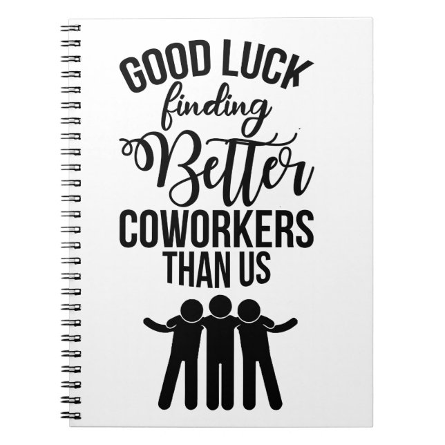 Carnet Coworker Leaving Gift, Nouveau cadeau d'emploi (Devant)