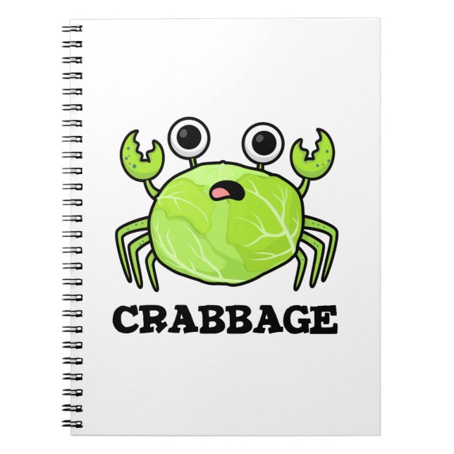 Carnet Crabbage Funky Chou Crabe Pun de crabe (Devant)