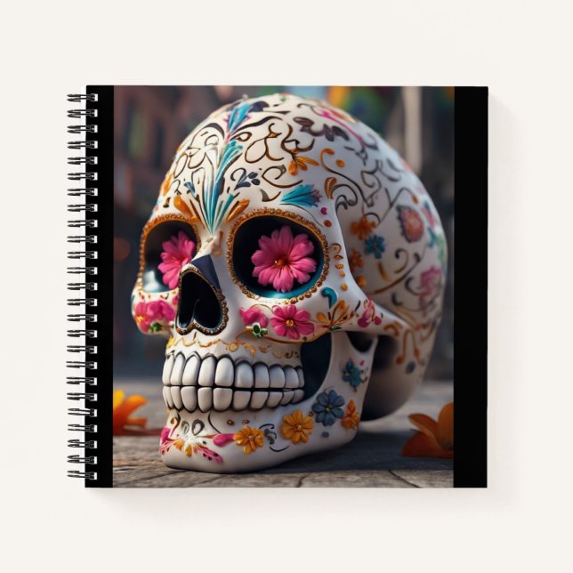 Carnet Crâne de Sucre (Devant)