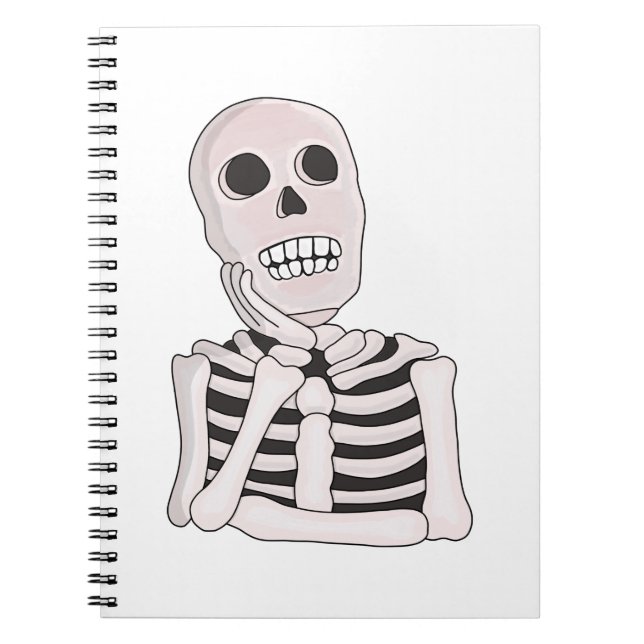 Carnet Crâne réfléchi (Devant)