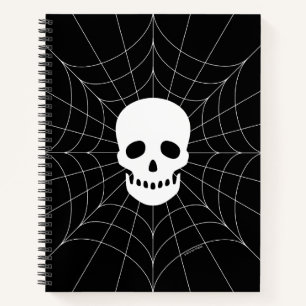 Carnet Crâne Spiderweb