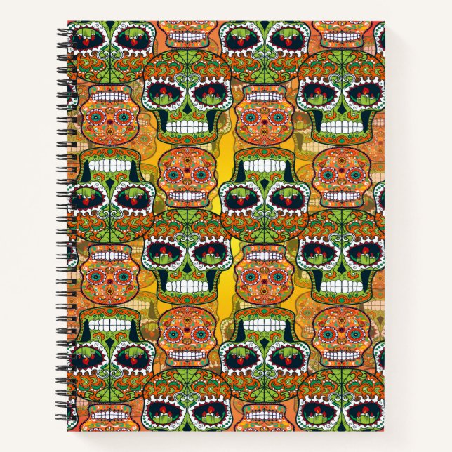 Carnet Crânes à sucre (Devant)