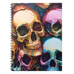Carnet Crânes funky
