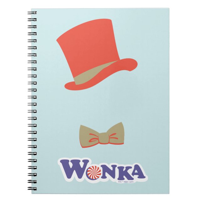 Carnet Cravate Wonka Top Hat & Bow (Devant)