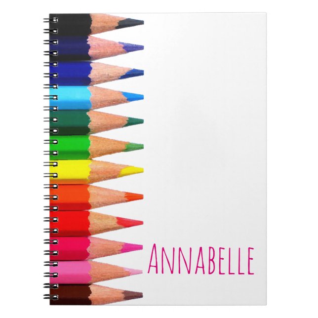 Carnet Crayons colorés (Devant)