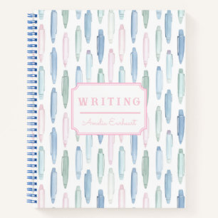 Carnet Crayons pastel 