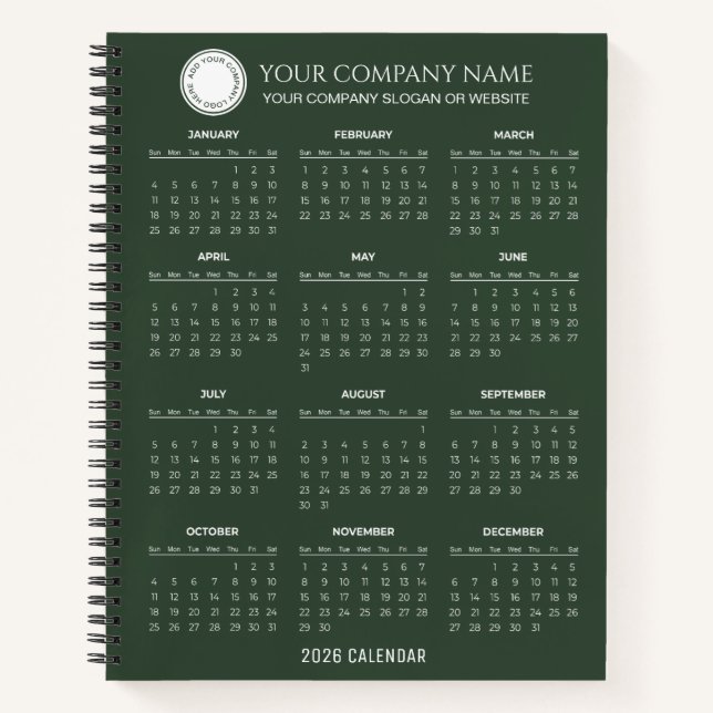 Carnet Create Your Own 2026 Company Calendar |  (Devant)