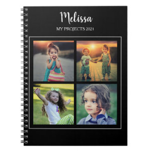 Carnet Create your own photo collage monogrammed