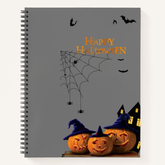 Carnet Créatif : Halloween personnalisé 8,5 po x 11 po (Devant)