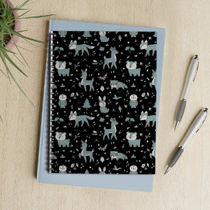 Carnet Créatures mignonnes des bois endormies à minuit