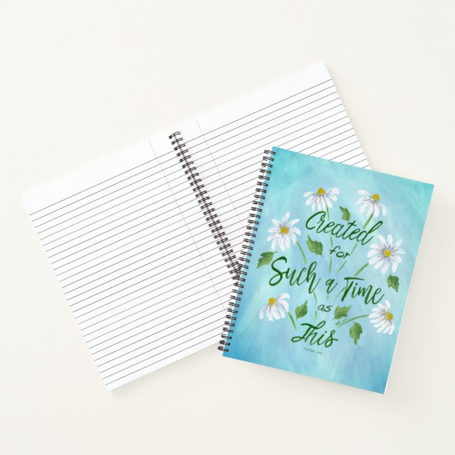 Carnet Créé pour un tel temps que ce bloc-notes (Intérieur)