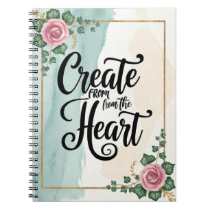 Carnet Créer avec le cœur