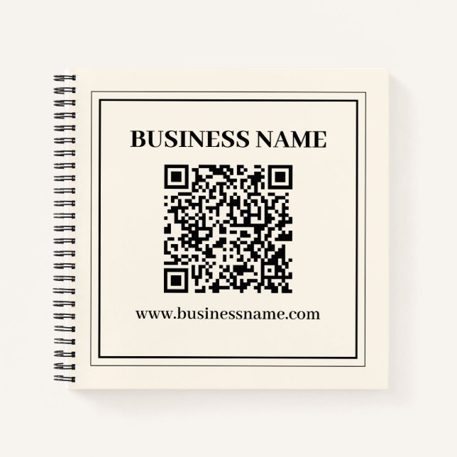 Carnet Créez instantanément un code QR scannable pour l'e (Devant)