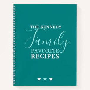 Carnet Créez vos propres recettes favorites de famille T