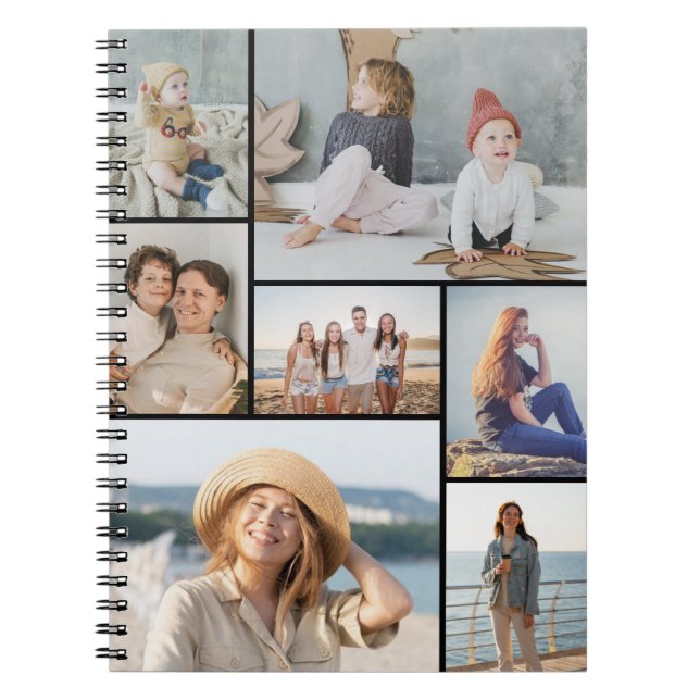 Carnet Créez votre propre collection de 7 photos (Devant)