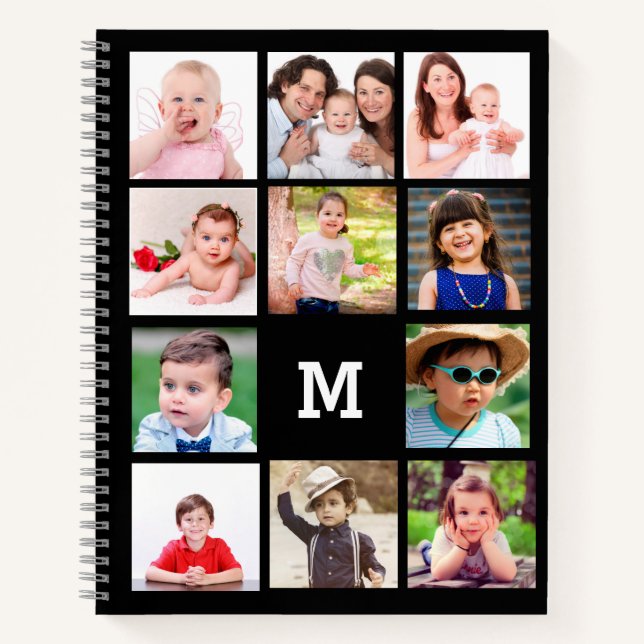 Carnet Créez votre propre monogramme Modèle photo (Devant)