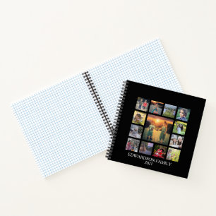Carnet Créez votre propre nom de monogramme de collage p