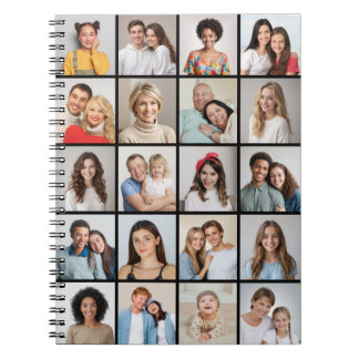 Carnet Créez votre propre spirale de collage photo de 20