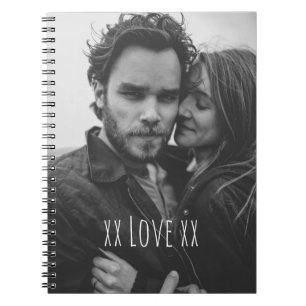 Carnet Créez votre propre texte d'amour photo personnalis