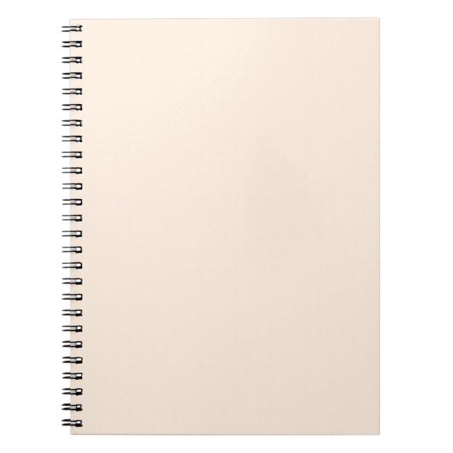 Carnet Crème délicate populaire. (Devant)