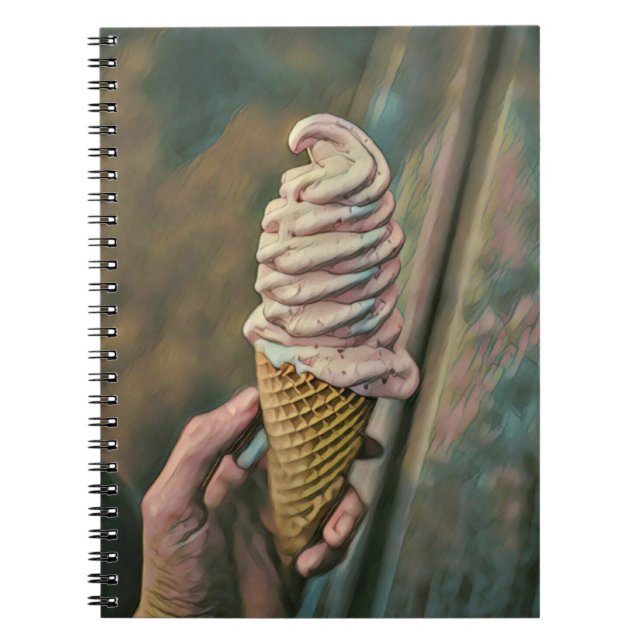 Carnet crème glacée froide cool (Devant)