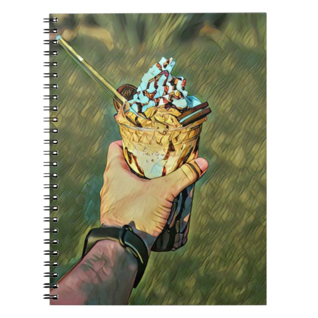 Carnet crème glacée froide cool (Devant)