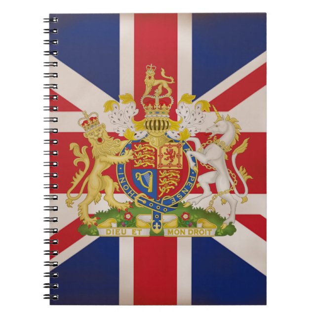 Carnet Crête royale sur l'union Jack (Devant)