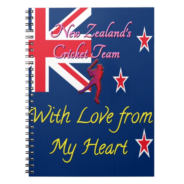 Carnet Cricket international de Nouvelle-Zélande (Devant)