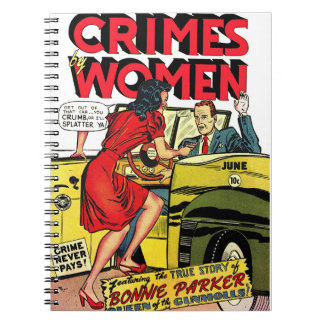 Carnet Crimes Par Women_Bonnie Parker Comics Vintages