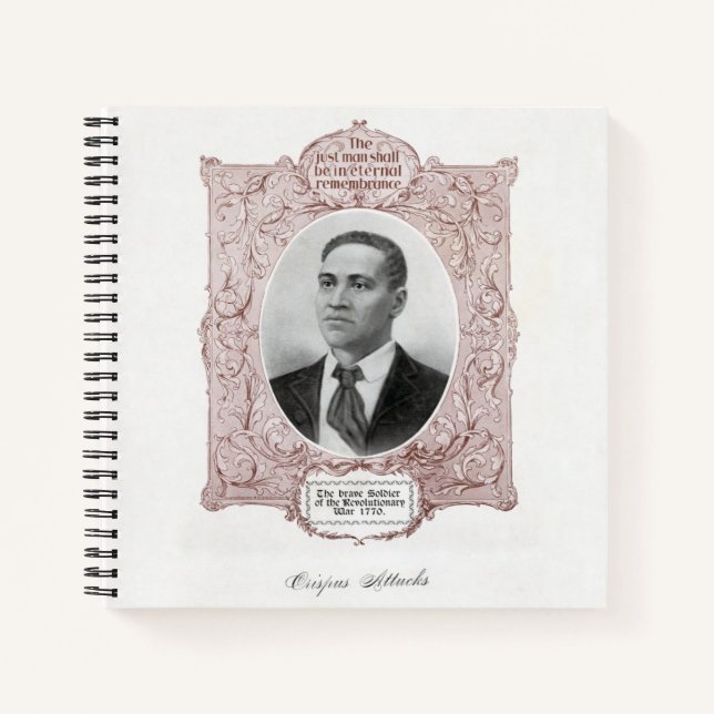 Carnet Crispus Attucks : Martyr de la révolution américai (Devant)