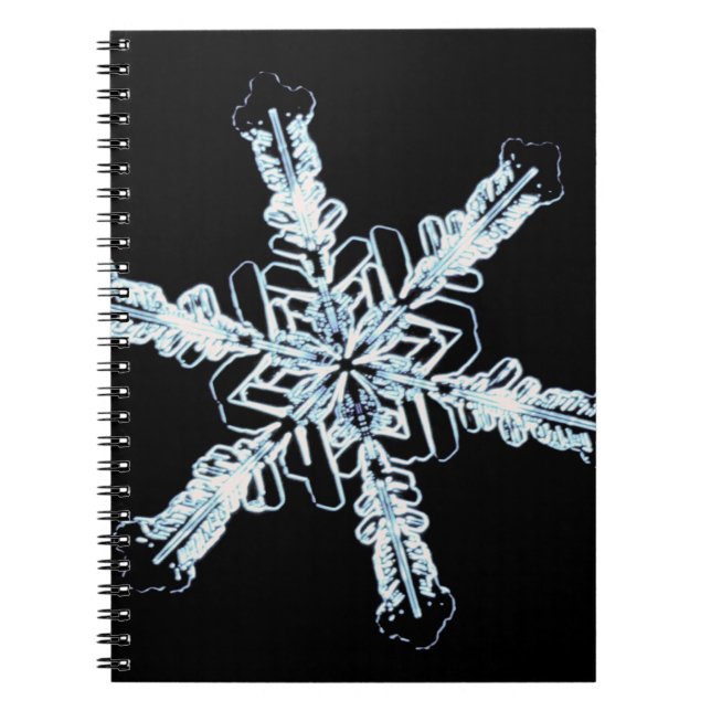 Carnet Cristal stellaire de neige (Devant)