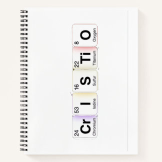 Carnet Cristo Elementos Químicos