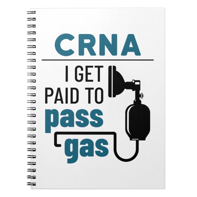 Carnet CRNA I est payé pour passer du gaz (Devant)