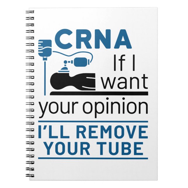 Carnet CRNA Si je veux votre avis, je vais supprimer votr (Devant)