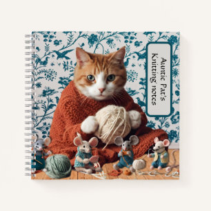 Carnet Crochet Chat et souris tricot tricot