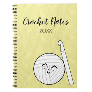 Carnet Crochet Hook & Cartoon Fer Artisanat
