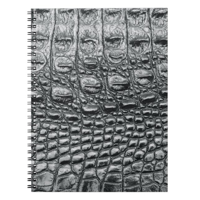 Carnet Crocodile Noir : Météo Noire Mystique (Devant)